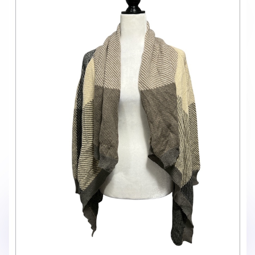 CYNTHIA ROWLEY Waterfall Knit Cardigan Sweater